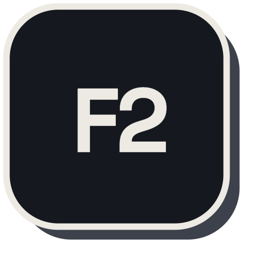 F2 keycap, mono